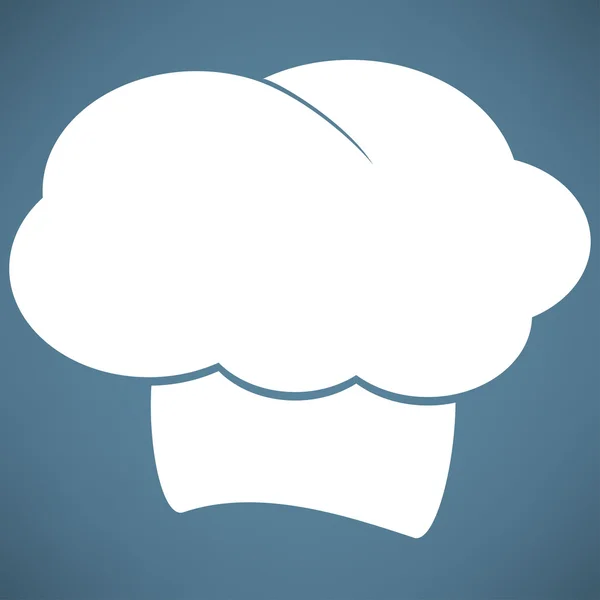 Icona di cappello da chef, cucina — Vettoriale Stock