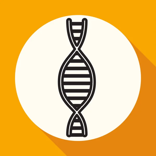 Dna helix, medicine icon — Stock Vector