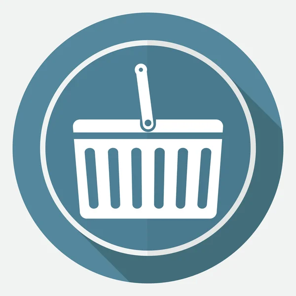 Shopping basket icon — Stock Vector