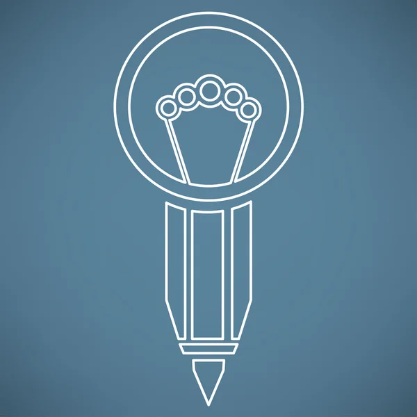 Icono de idea creativa — Vector de stock