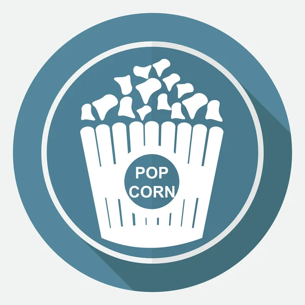 Popcorn, snack icon — Stock Vector