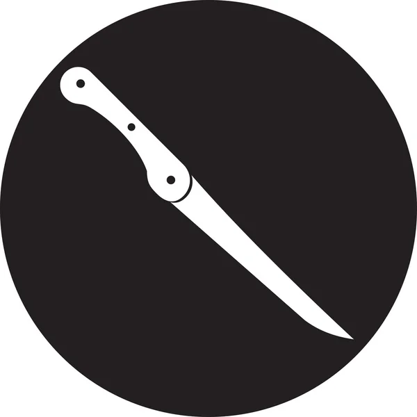 Cuchillo, utensilio, icono de la cocina — Vector de stock