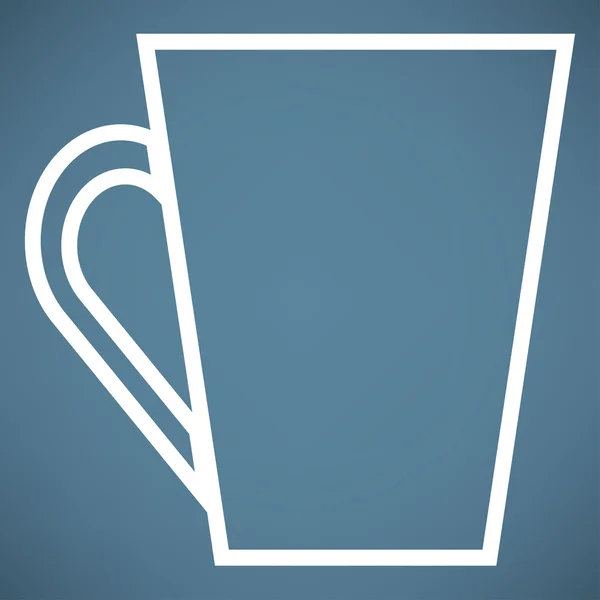 Tasse, Getränk-Symbol — Stockvektor