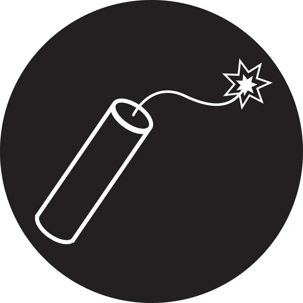 TNT, icône de la bombe dynamite — Image vectorielle