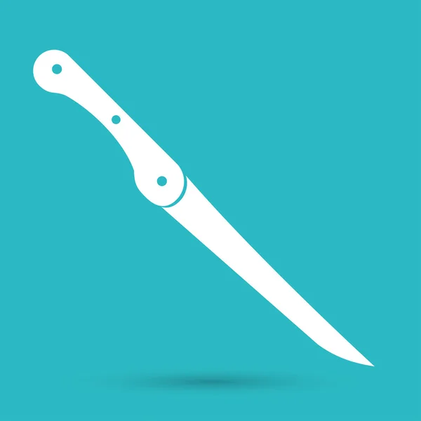 Cuchillo, utensilio, icono de la cocina — Vector de stock