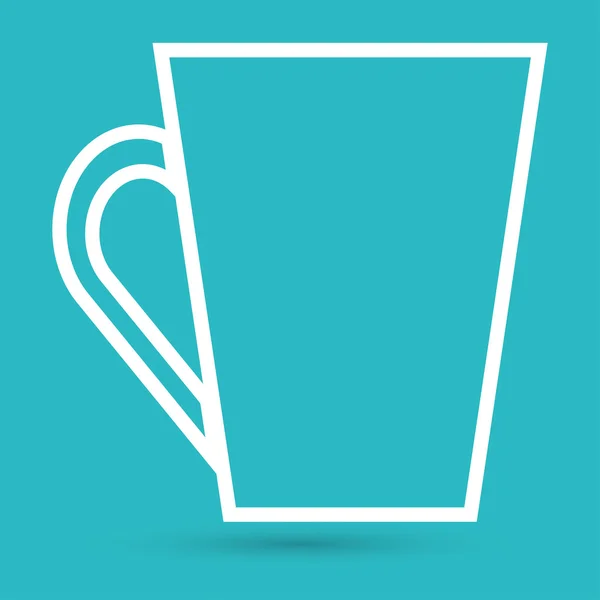 Tasse, Getränk-Symbol — Stockvektor