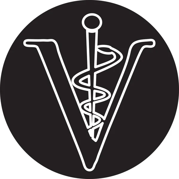 Veterinário, ícone de medicina animal de estimação —  Vetores de Stock