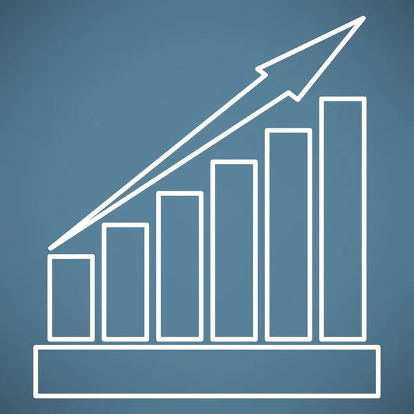 Iş grafik simgesi — Stok Vektör