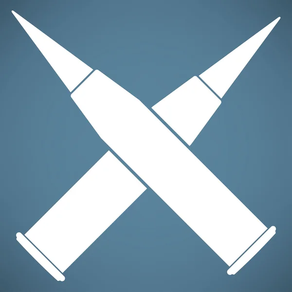 Náboje, zbraně ikona — Stockový vektor