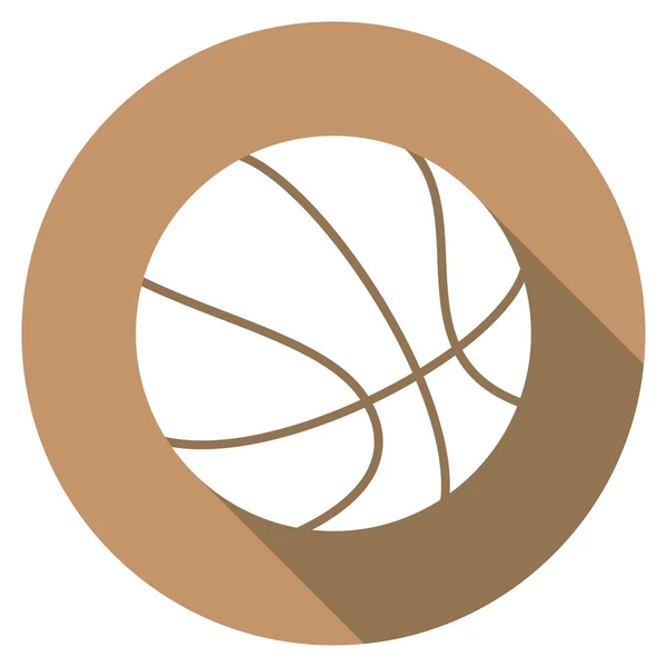 Icona di pallacanestro — Vettoriale Stock