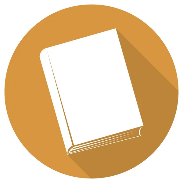 Ikona knihy, vzdělání — Stockový vektor