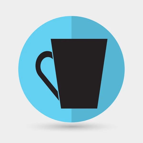Tasse, icône de boisson — Image vectorielle