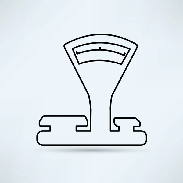 Keuken, winkel schalen pictogram — Stockvector