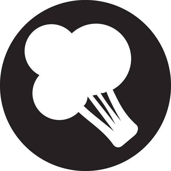 Broccoli, plantaardige pictogram — Stockvector