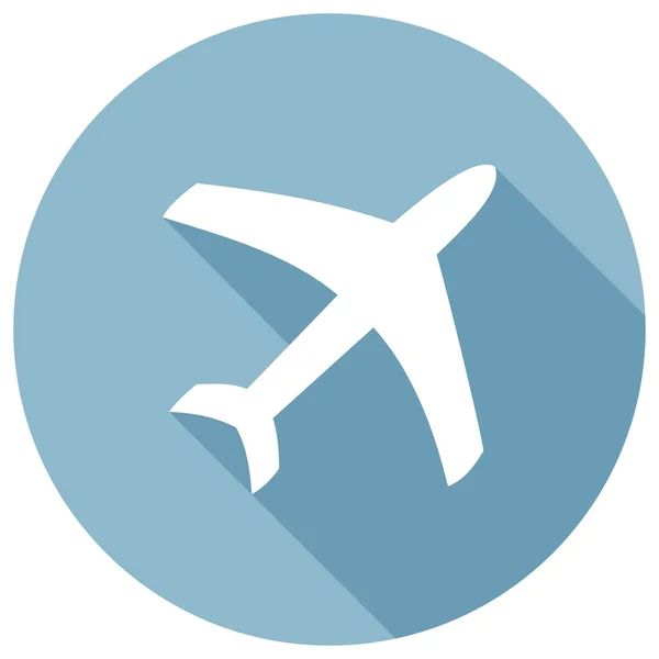 Icono de avión, viaje — Archivo Imágenes Vectoriales