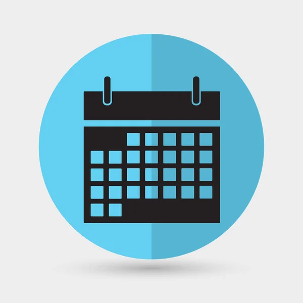 Kalender, planning pictogram — Stockvector