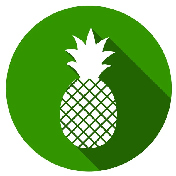 Icono de la fruta de piña — Vector de stock