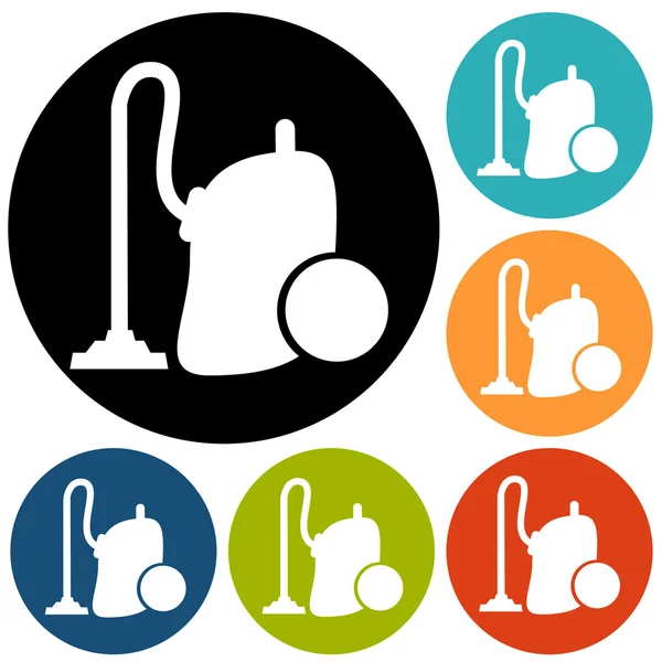 Vacuum cleaner icons — Stock Vector