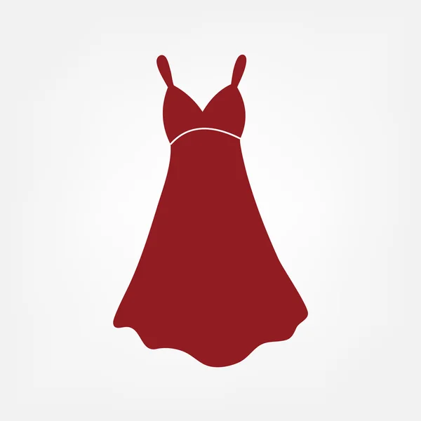 Icône robe femme — Image vectorielle