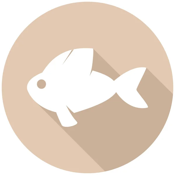 Icon of Fish, Sea — Stock Vector