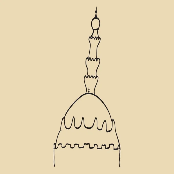 Ramadan, icône de la religion islam — Image vectorielle