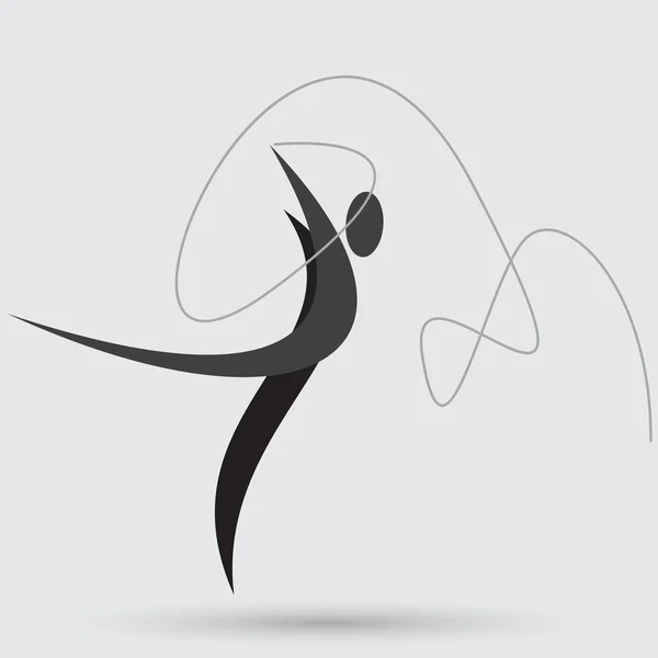 Dans, dancer pictogram — Stockvector