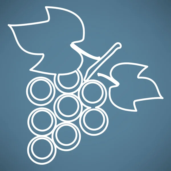 Виноград, значок Винзавод — стоковий вектор
