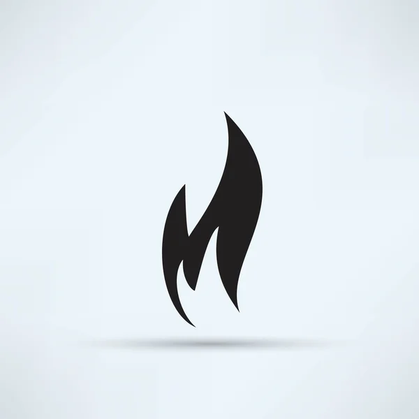 Feuer, Flammensymbol — Stockvektor