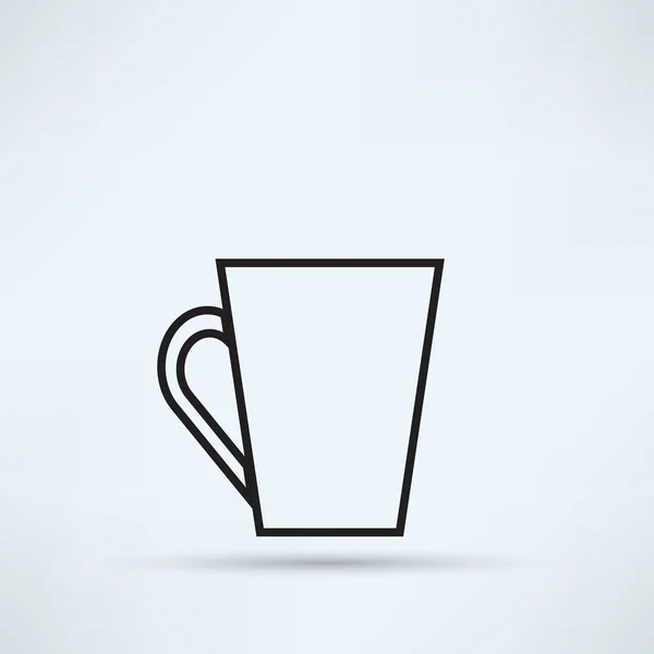 Tasse, icône de boisson — Image vectorielle