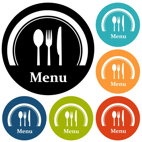 Menu restaurant affiches rétro — Image vectorielle