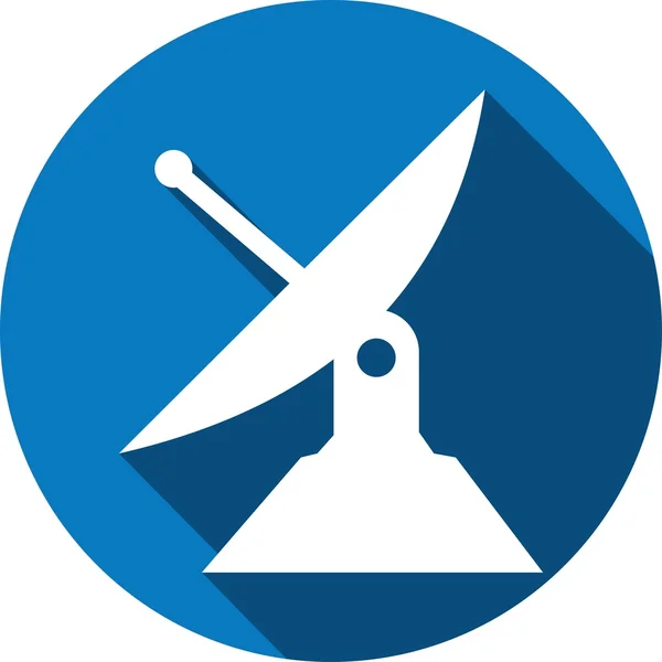 Satelit, radar ikonu — Stockový vektor
