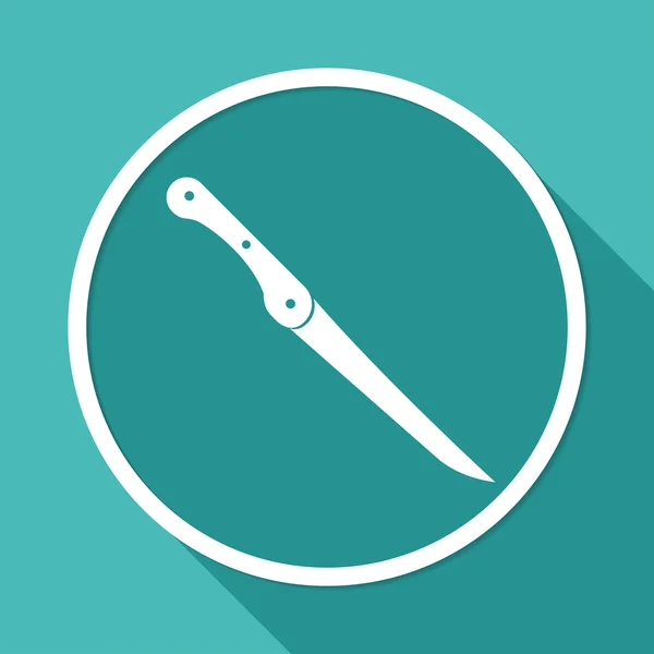 Kniv, redskapen, kök ikon — Stock vektor