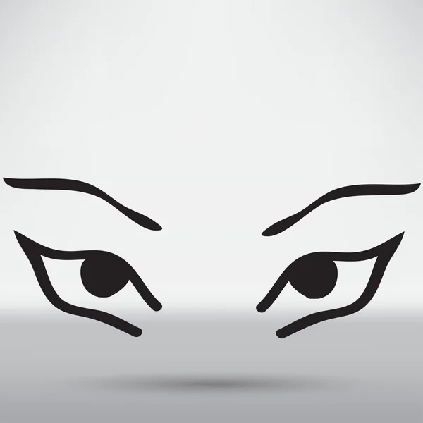Olhos, ícone de visão — Vetor de Stock