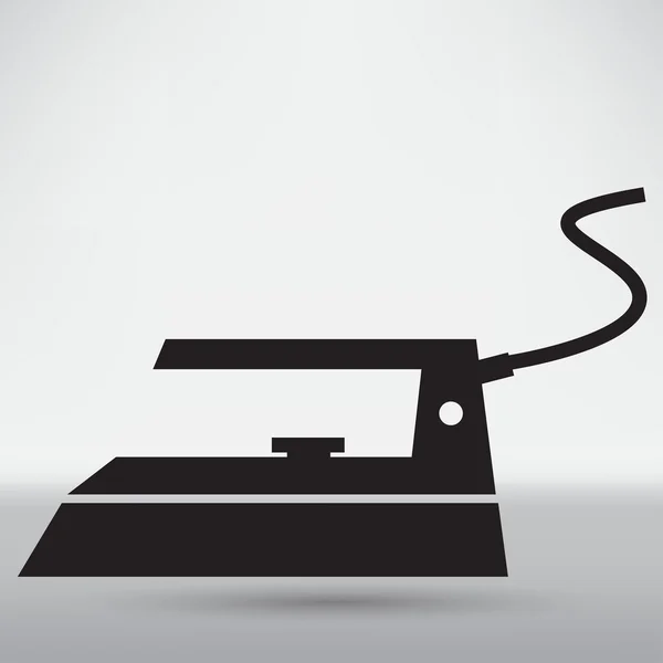 Steam iron, ironing icon — Stock Vector