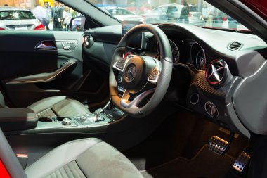 Nonthaburi - Mart 23: Yeni Mercedes Benz A45 İç Tasarım 