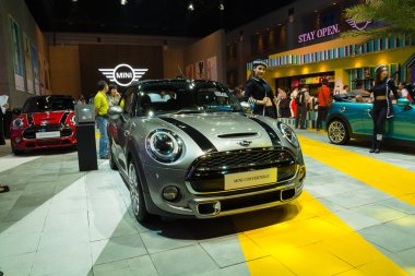 NONTHABURI - MARCH 23: New Mini Convertible on display at The 37