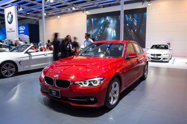 NONTHABURI - MARCH 23: NEW BMW 320i on display at The 37th Bangk