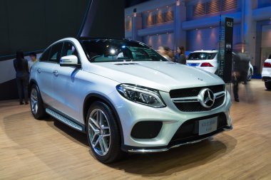 NONTHABURI - MARCH 23: NEW Mercedes Benz GLE 350 d Coupe on disp
