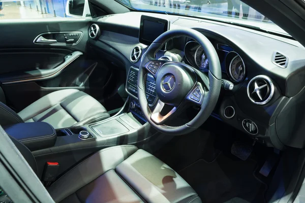 NONTHABURI - MARCH 23: Interior Design of NEW Mercedes Benz CLA — Stock Photo, Image