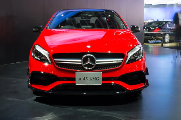 NONTHABURI - MARCH 23: NEW Mercedes Benz A 45 AMG on display at — Stok fotoğraf
