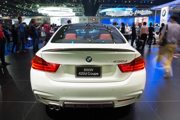 NONTHABURI - 23 DE MARZO: Nuevo BMW 420d Coupe en exhibición en el 37º — Foto de Stock