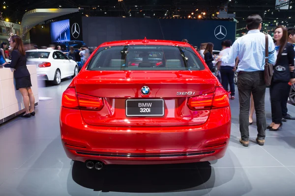 NONTHABURI - MARCH 23: NEW BMW 320i on display at The 37th Bangk — Stockfoto