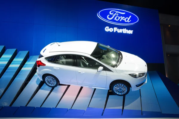 NONTHABURI - MARCH 23: NEW Ford focus 2016 on display at The 37t — Stock fotografie