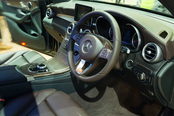NONTHABURI - MARCH 23: Interior design of NEW Mercedes Benz GLC — Stock Photo, Image