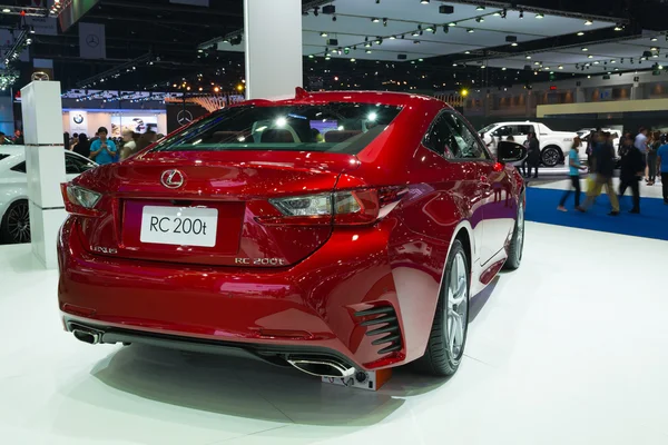 NONTHABURI - MARCH 23: NEW Lexus RC 200t on display at The 37th — Stok fotoğraf