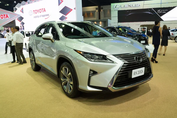 Nonthaburi - 23 mars: inredning nya Lexus Rx 200t på disp — Stockfoto