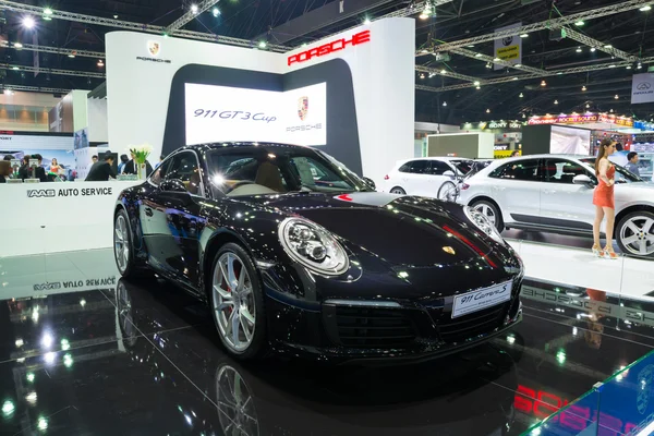 NONTHABURI - MARÇO 23: Novo Porsche 911 Carrera S em exposição em T — Fotografia de Stock