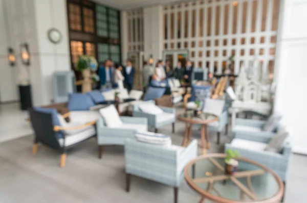 Abstract vervagen lobby van het hotel en het interieur van hotel restaurant voor rug — Stockfoto