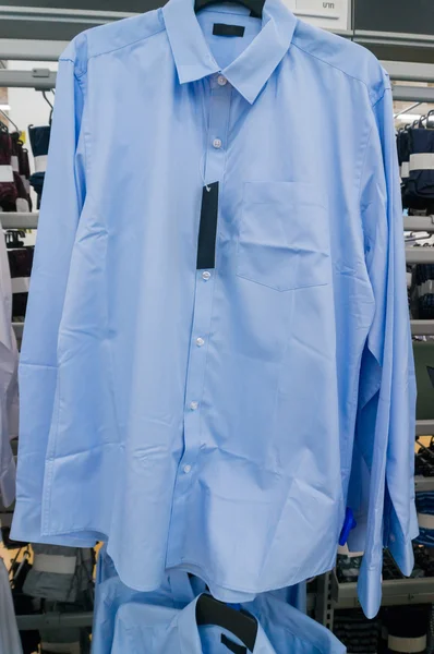 Blur Shirt on Hanger in Supermarket — Stock Photo, Image