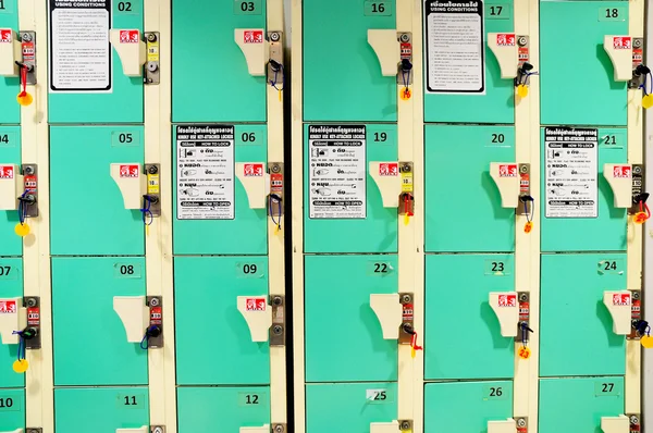 Rows of Lockers — Stock Photo, Image